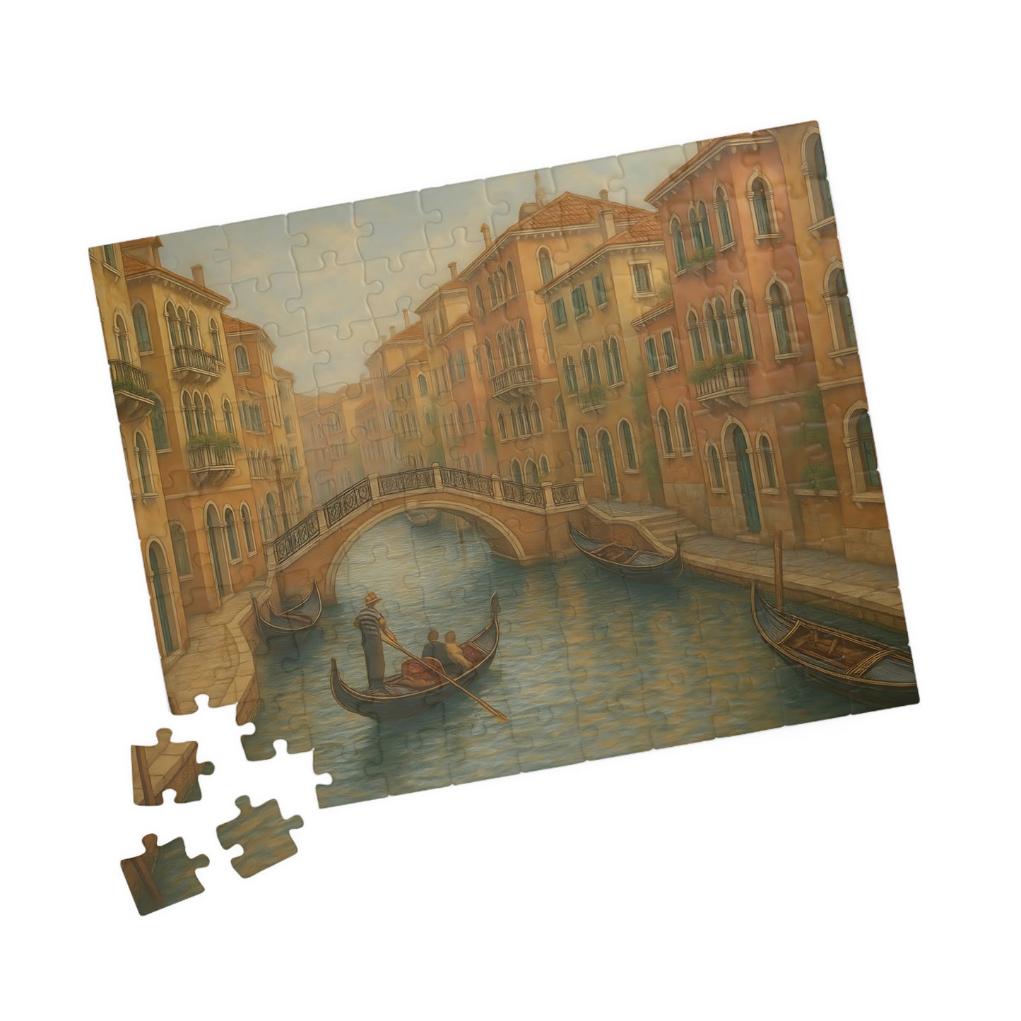 Venetian Canal Gondola Ride Jigsaw Puzzle