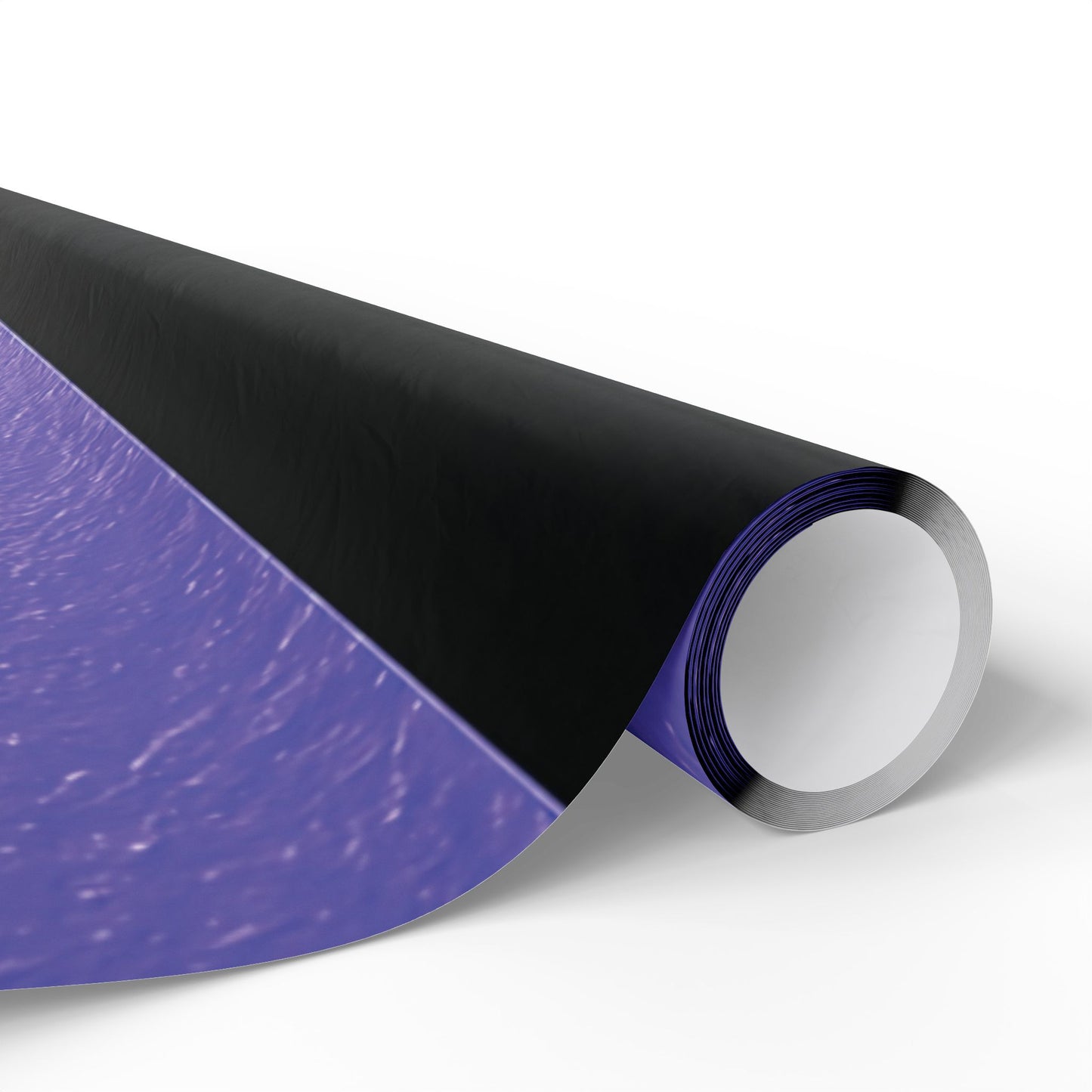 Black and Purple Striped Luxury Wrapping Paper – Glossy or Matte Finish, Durable 90gsm