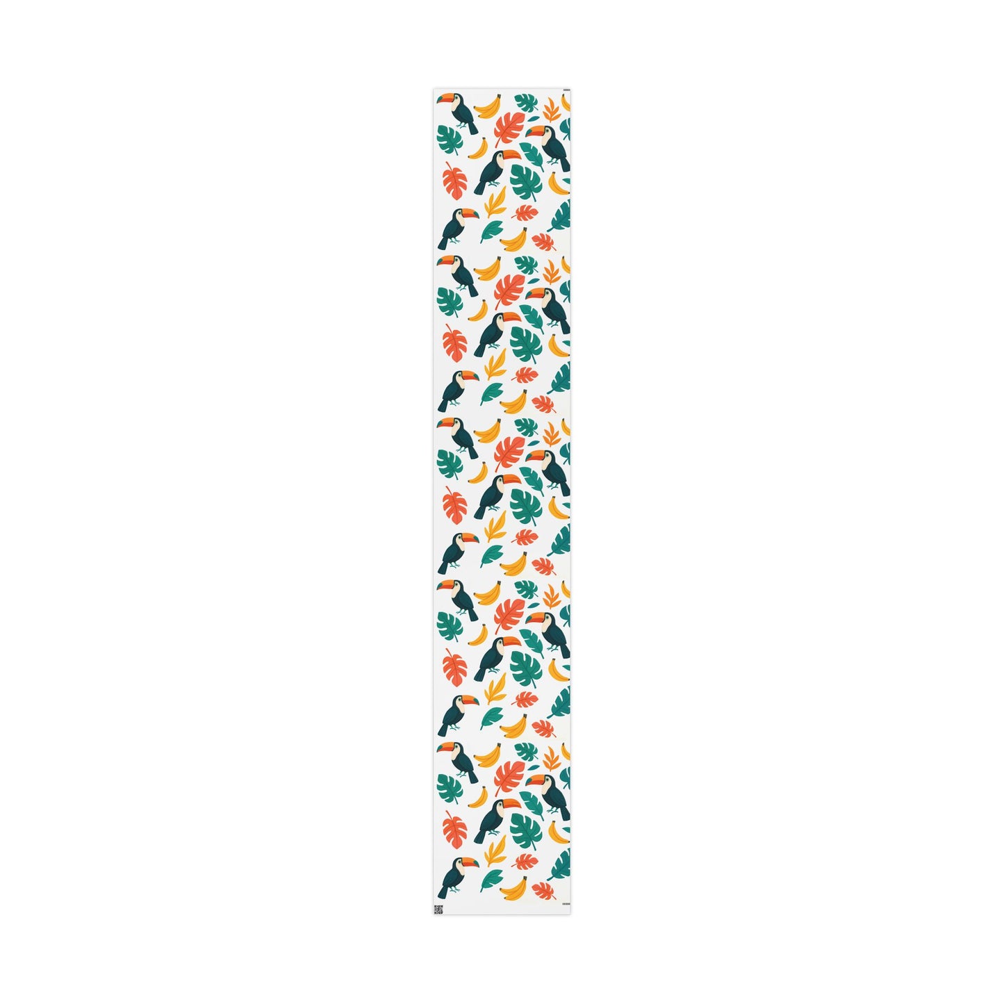 Tropical Toucan and Banana Wrapping Paper – Vibrant Jungle Leaf Gift Wrap