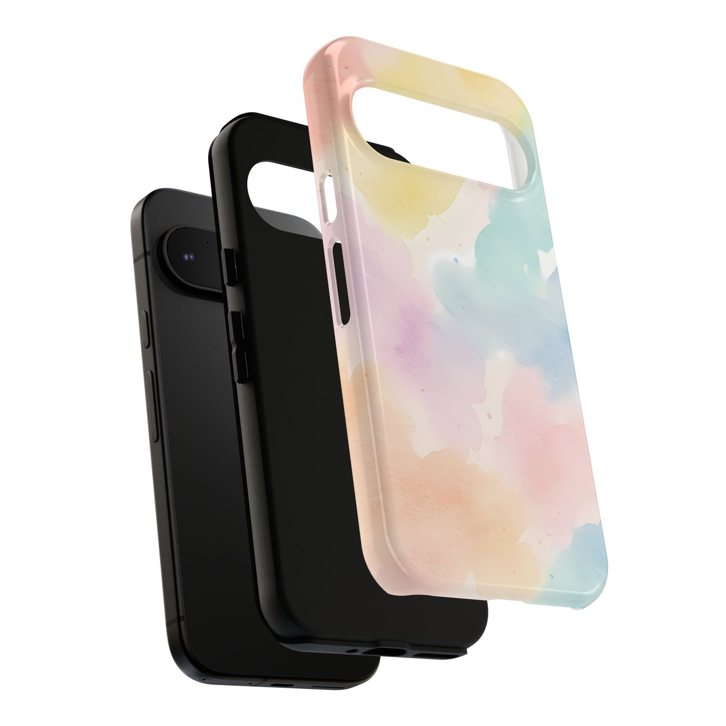Pastel Watercolor Cloud iPhone Case – Soft Gradient Abstract Protective Cover