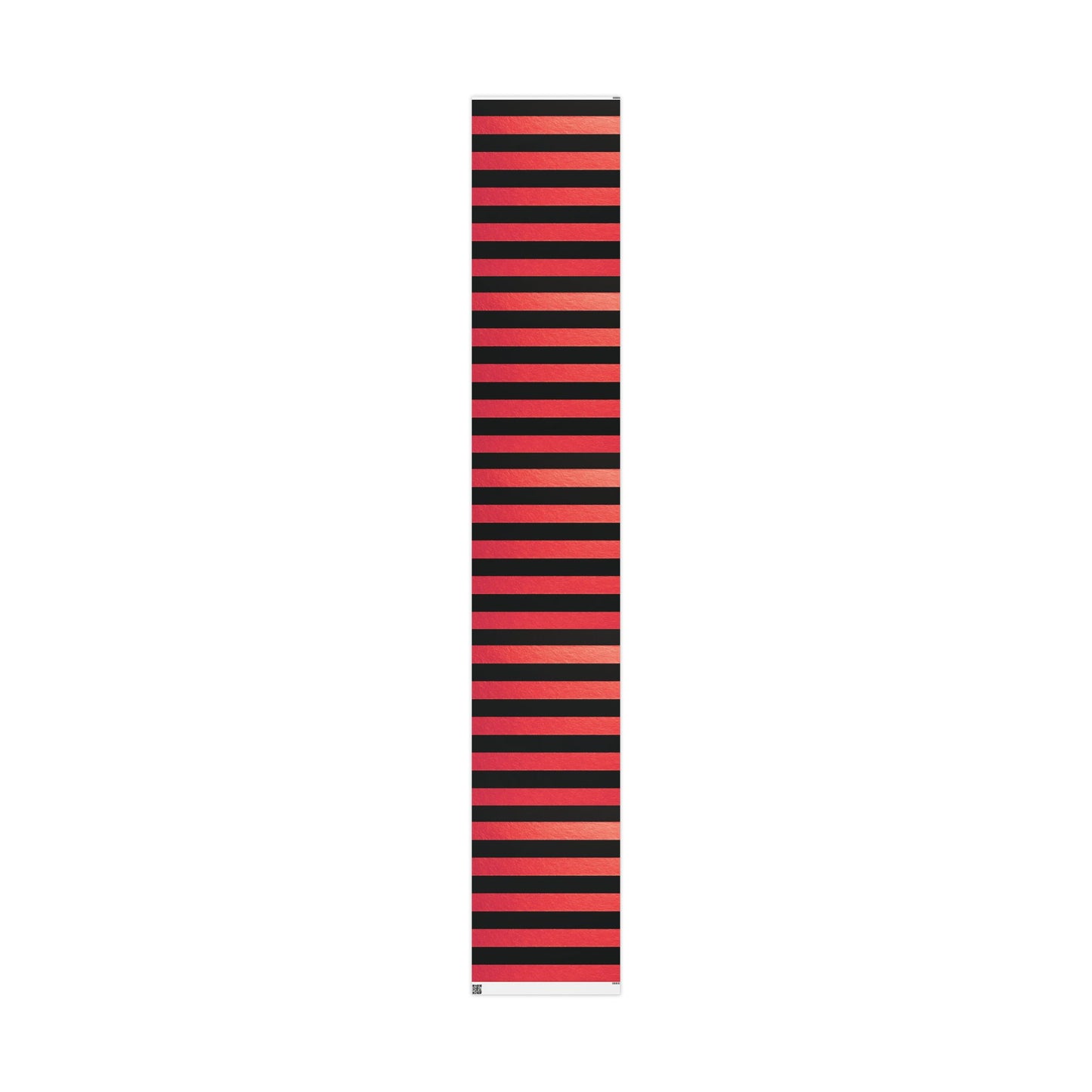 Black and Red Striped Luxury Wrapping Paper – Glossy or Matte Finish, Durable 90gsm
