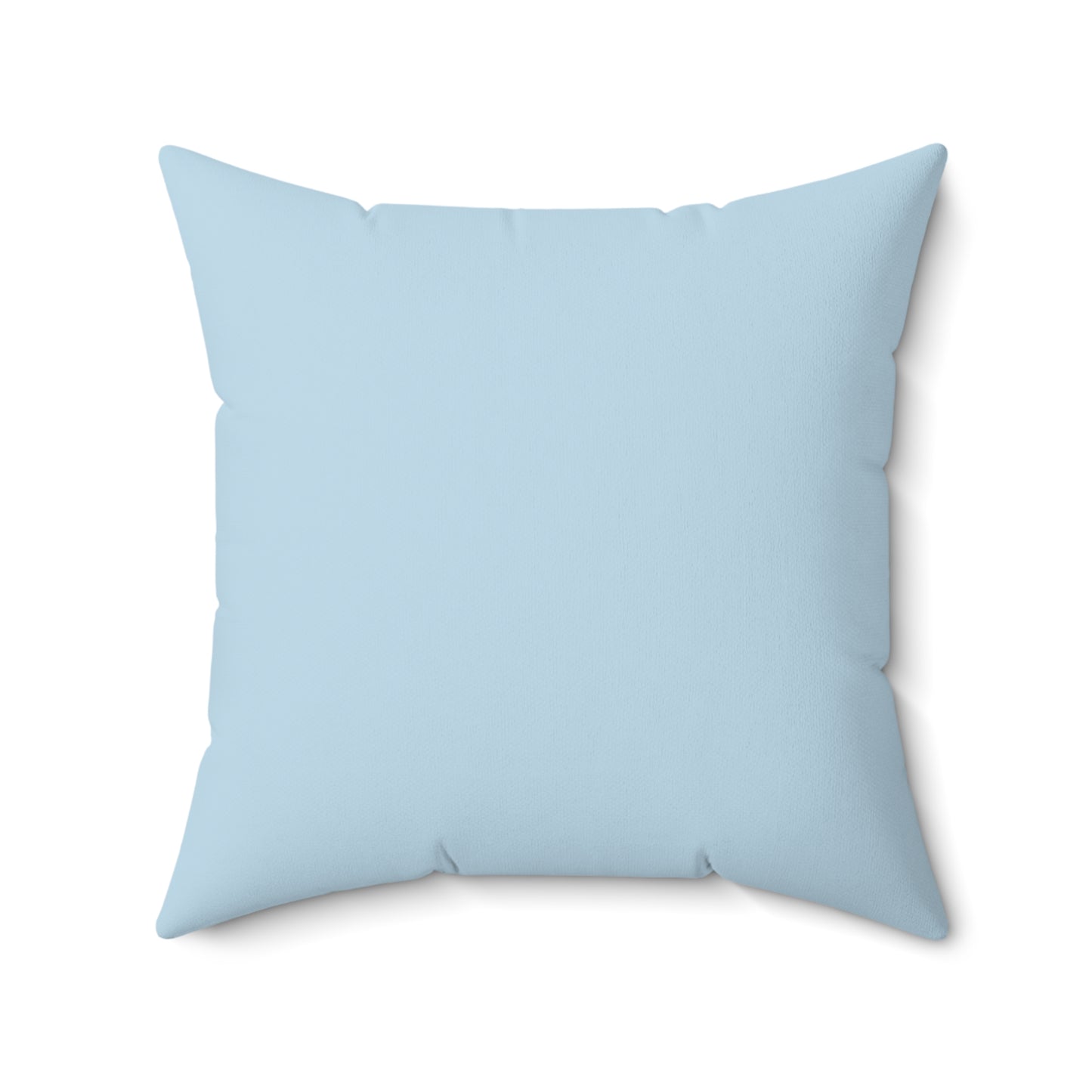 Unicorn Pattern Polyester Pillow — Pastel Rainbows & Floral Square Cushion