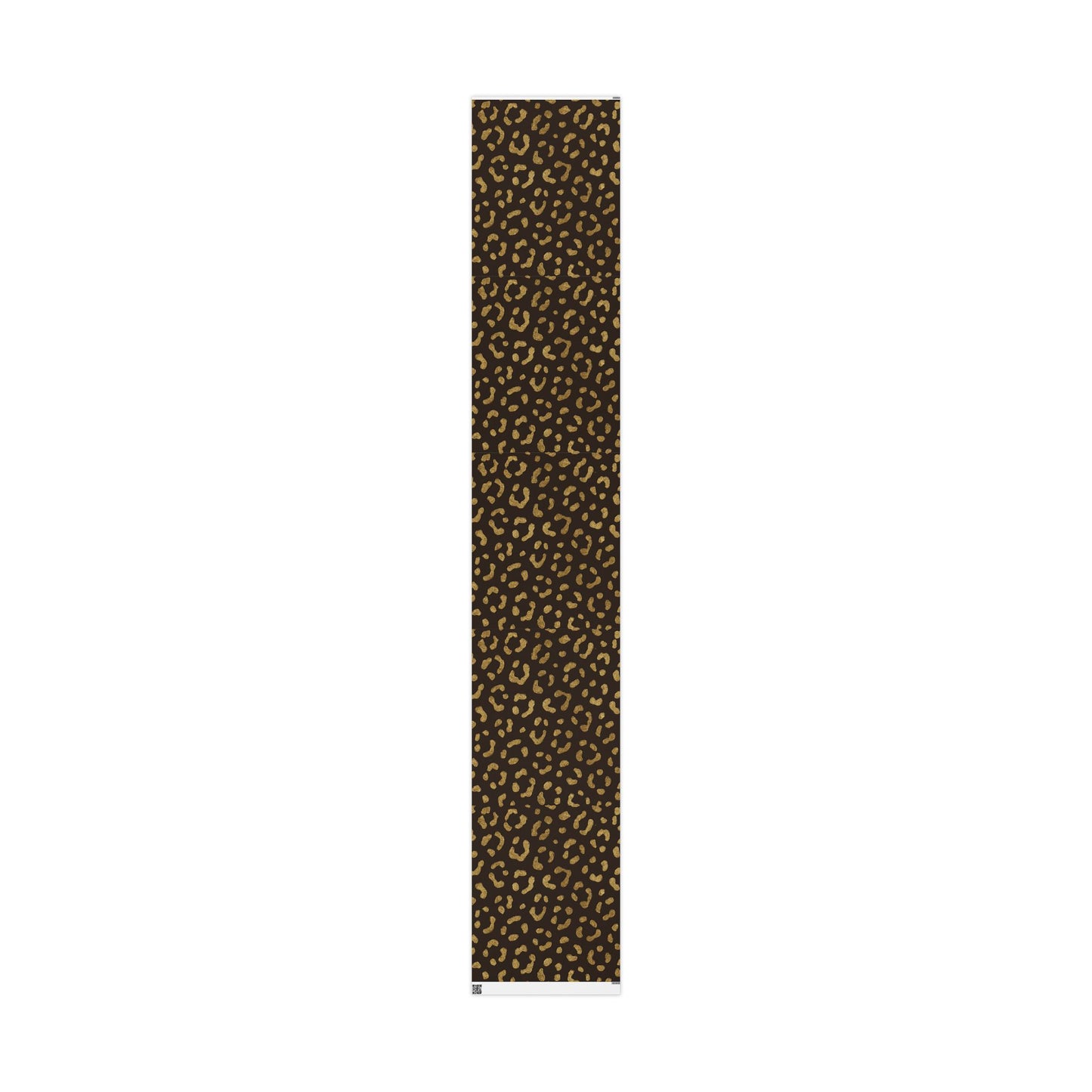 Gold Leopard Print Wrapping Paper – Luxe Animal Print Gift Wrap in Glossy or Matte Finish