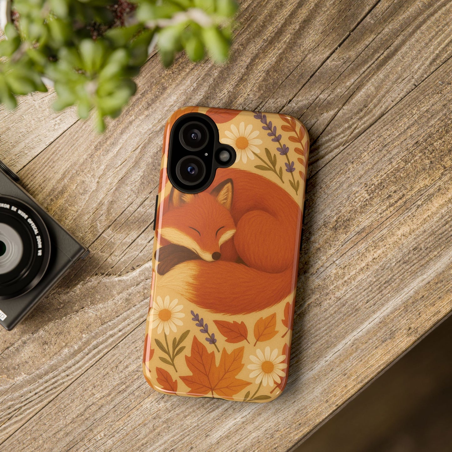 Cozy Fox Phone Case | Autumn Vibes, Cute Animal Design, Fall Accessories, Nature Lover Gift, Fall Decorations