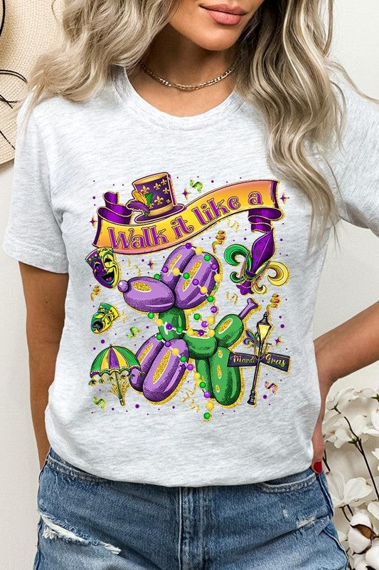 Ash Walk It Like A Mardi Gras Graphic Tee