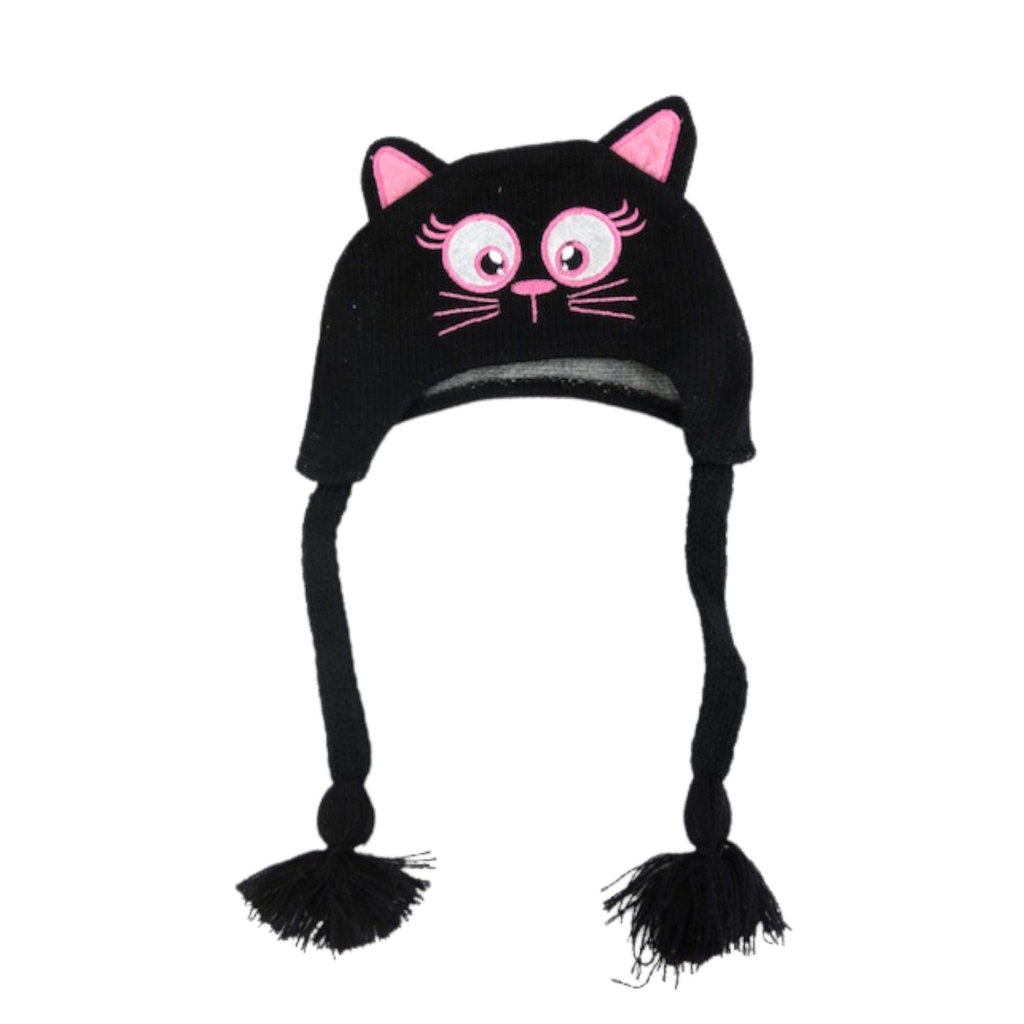 Black Kitty Kat Hat for 18-inch dolls Flat
