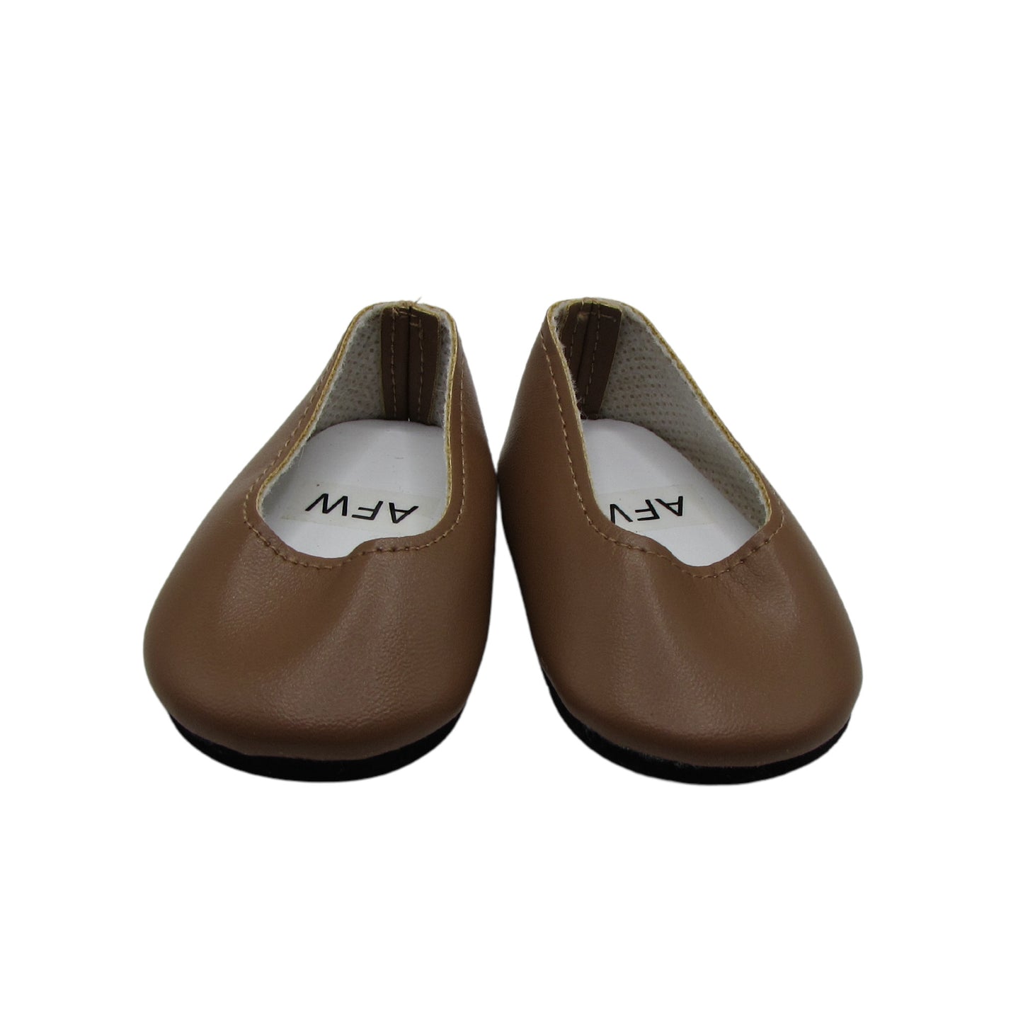 Brown Slip-on Dress Shoes for 18-inch dolls