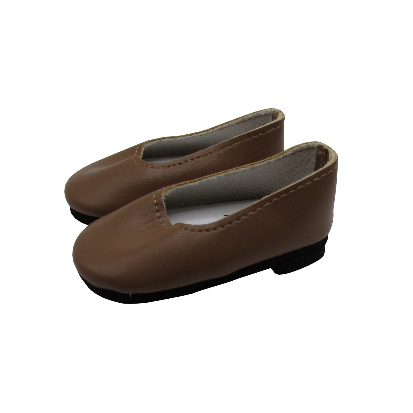 Brown Slip-on Dress Shoes for 18-inch dolls