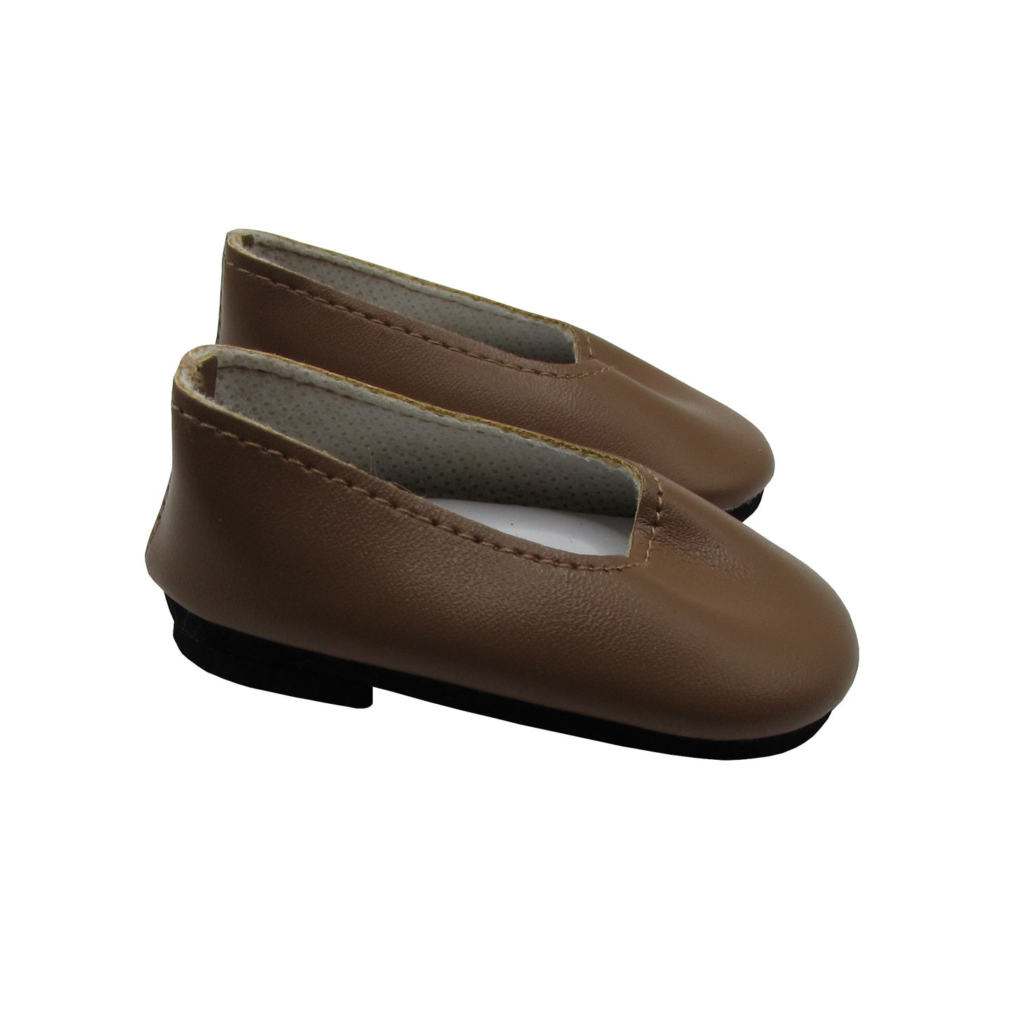 Brown Slip-on Dress Shoes for 18-inch dolls