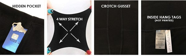 Buttery Soft Capri Activewear Leggings Plus Features
