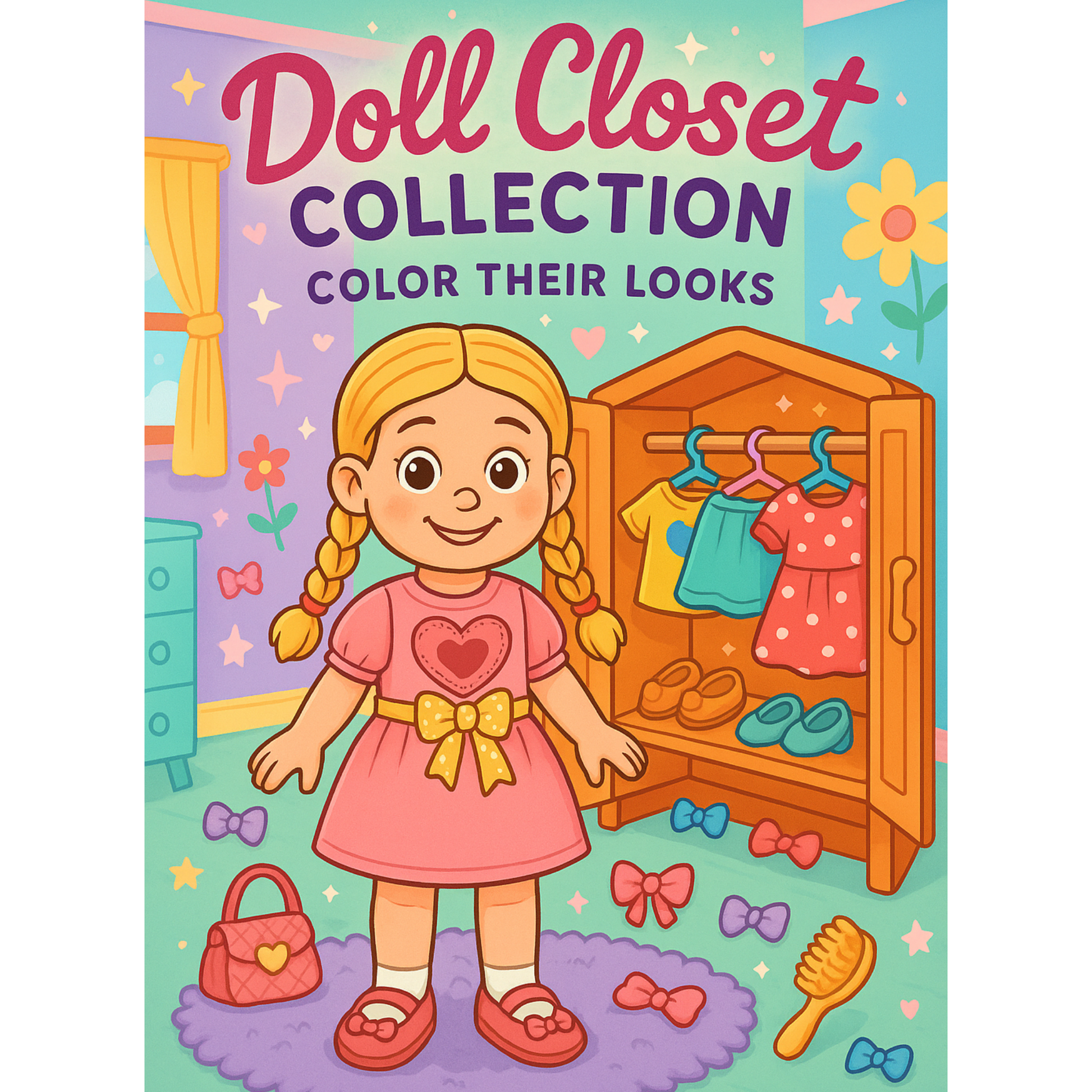 Doll Closet Collection: Color Their Looks Cover