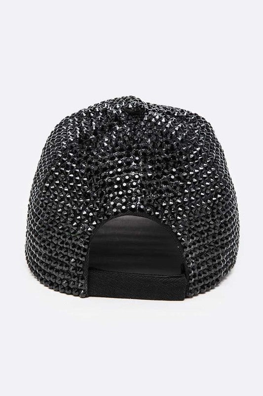 Full Stone Jet Black Iconic Baseball Cap Back view