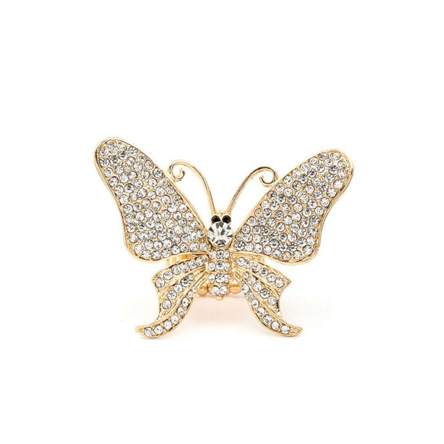 Crystal Butterfly Iconic Stretch Ring