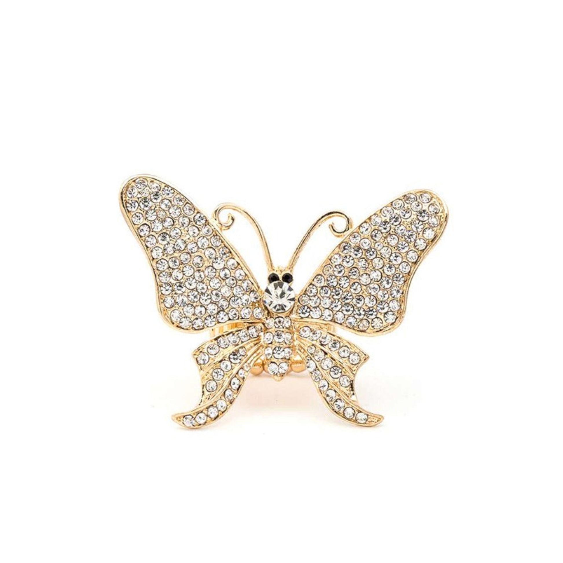 Crystal Butterfly Iconic Stretch Ring