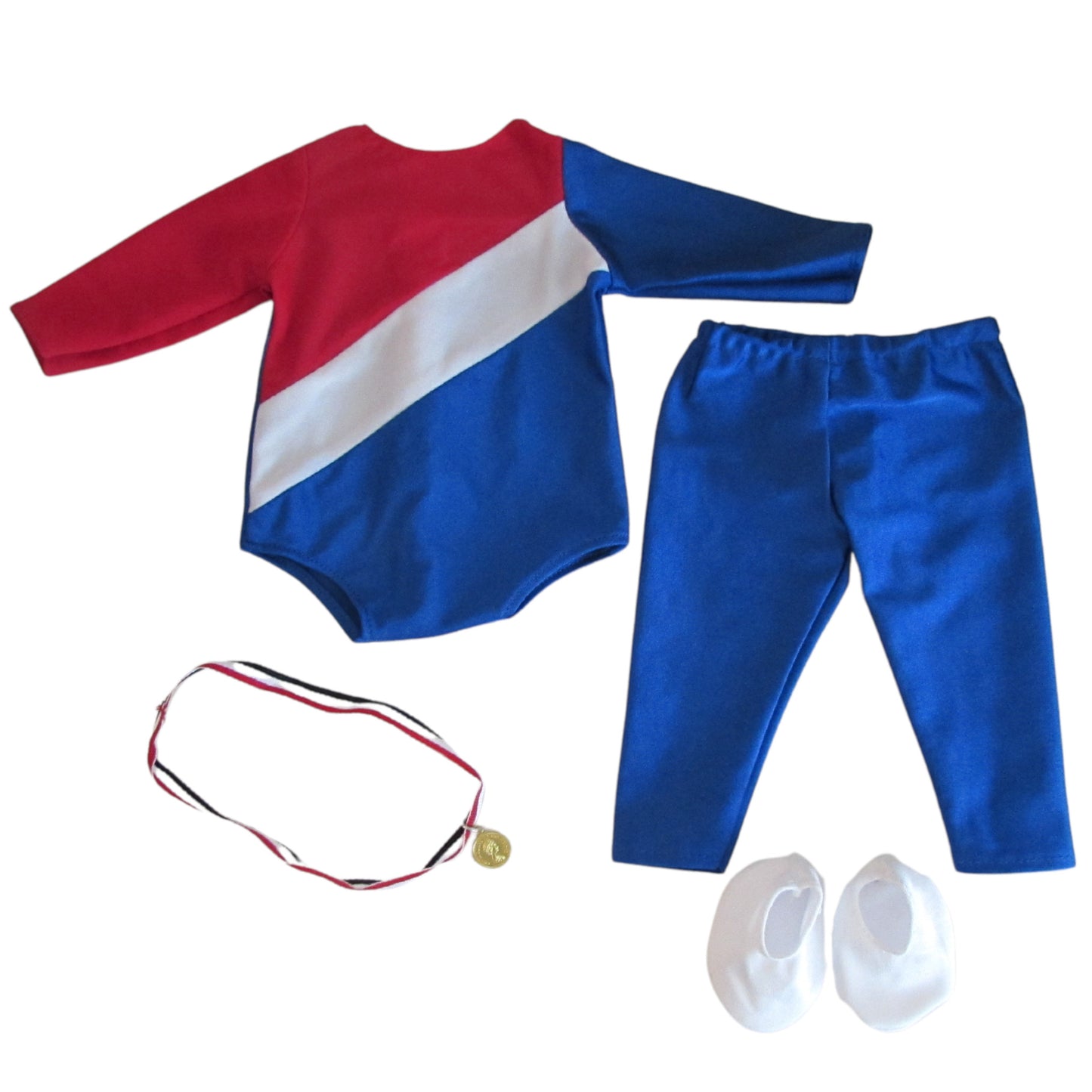 Gymnastics Set with Pants for 18-inch dolls Flat