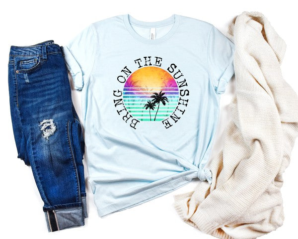 Ice Blue Bring on the Sunshine Softstyle Tee