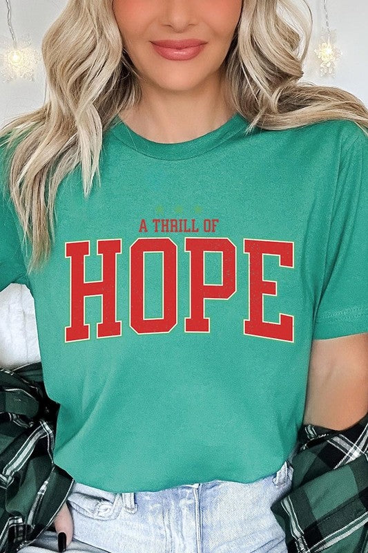 Kelly Green A Thrill of Hope Graphic Tee