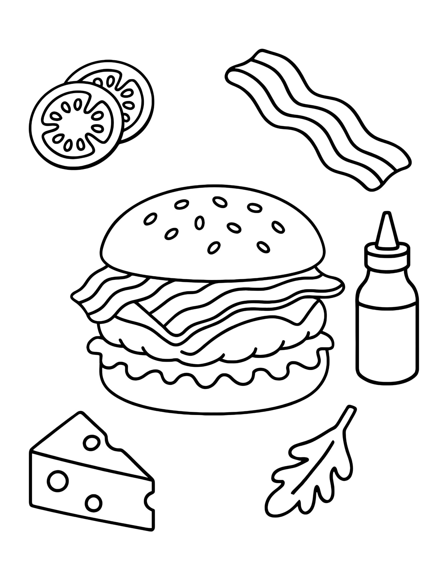 Keto Delights Coloring Pages page 5