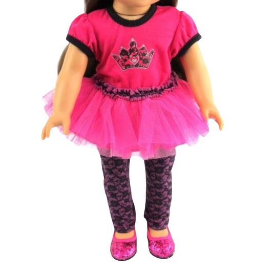 Lace Princess Pants Set for 18 inch dolls with doll