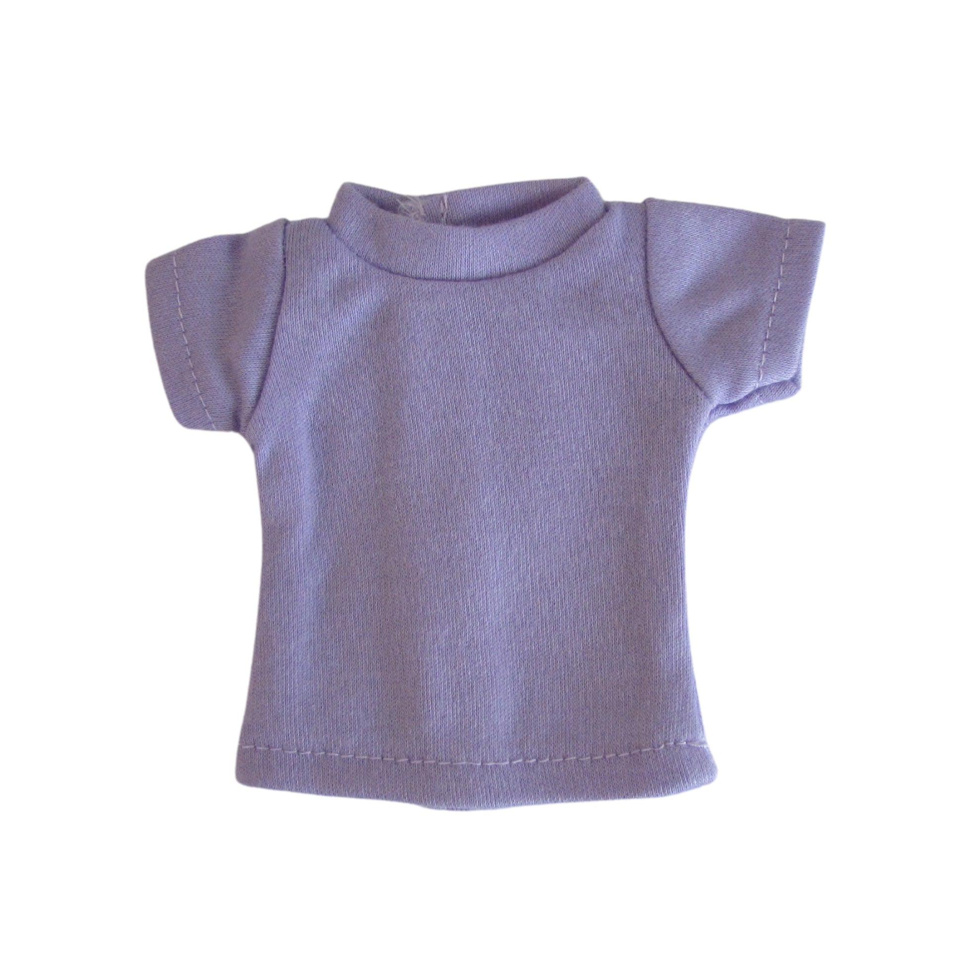 Lavender T-Shirt for 14 1/2-inch dolls with doll Flat
