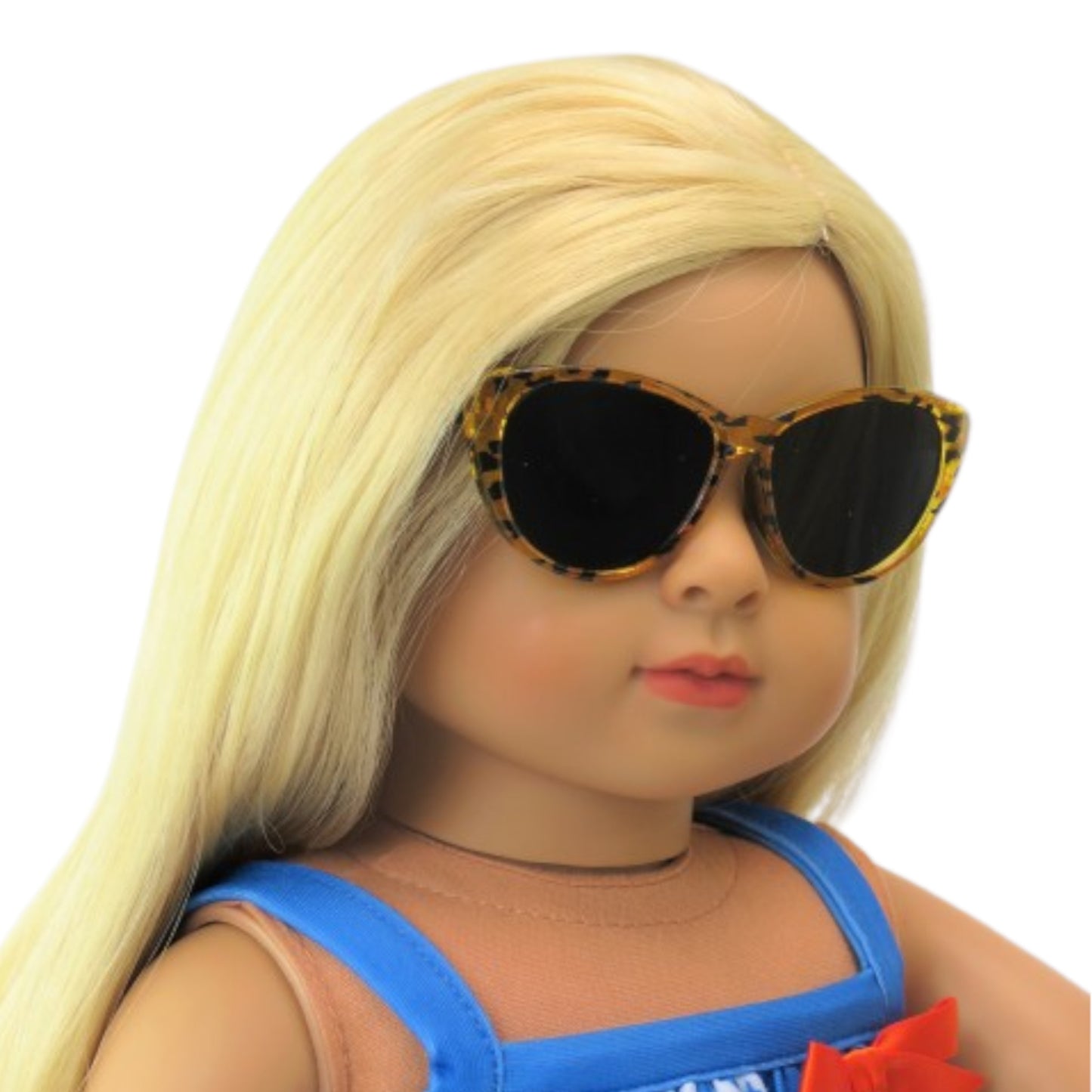 Leopard Print Sunglasses for 18-inch dolls