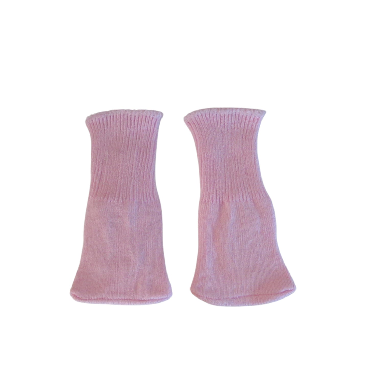 Light Pink Knee Socks for 18-inch dolls on doll Flat