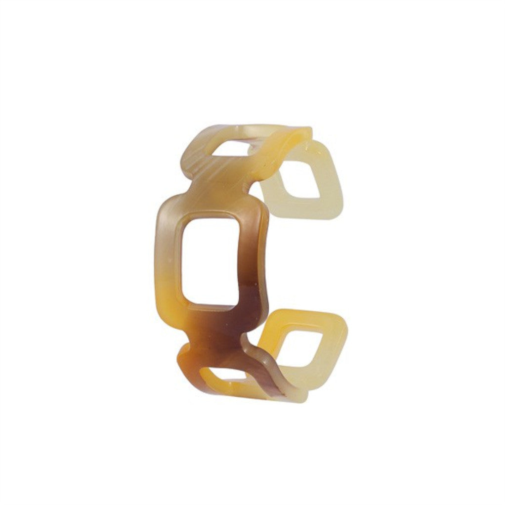 Linked Squared Khaki Bracelet
