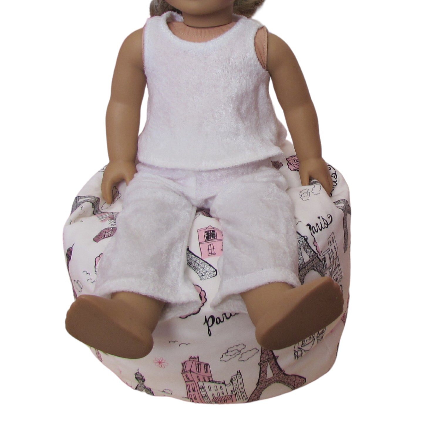 Paris Doll Bean Bag Chair for 18-inch dolls