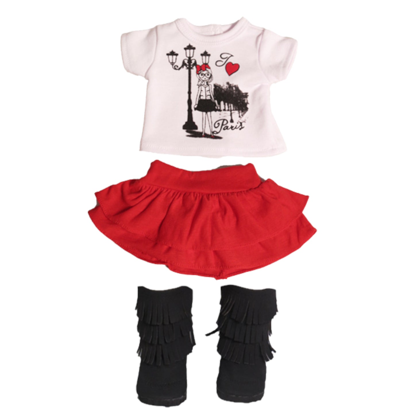 Paris Fashion Set for 18-inch dolls Flat