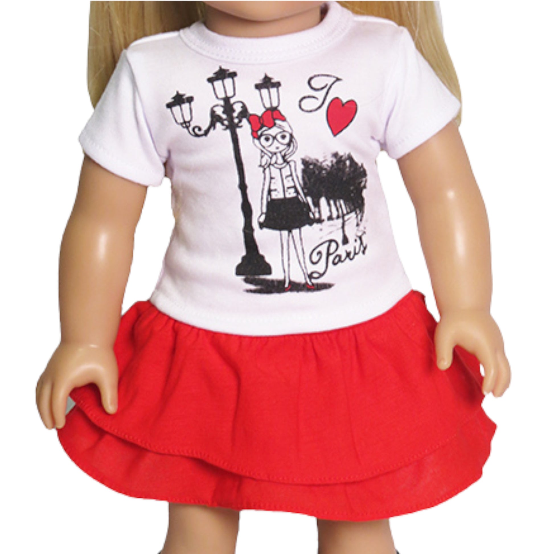 Paris Fashion Set for 18-inch dolls with doll Up Close