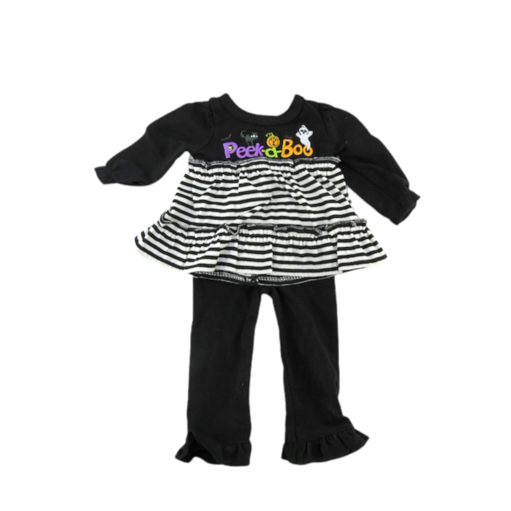 Peek-a-Boo Pants Set for 18-inch  dolls Flat