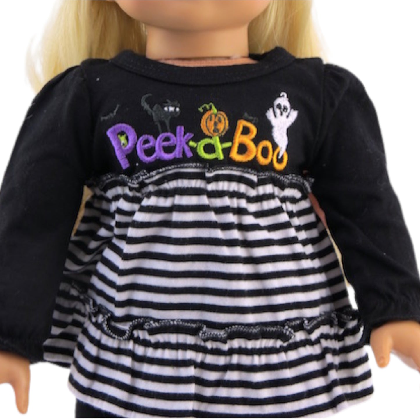 Peek-a-Boo Pants Set for 18-inch dolls with doll Up Close