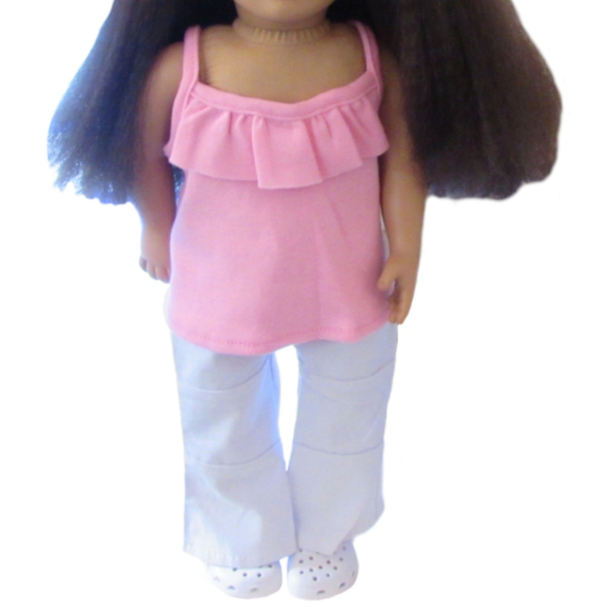 Pink Doll Tank Top and Pants Outfit for 18-inch dolls 2nd View