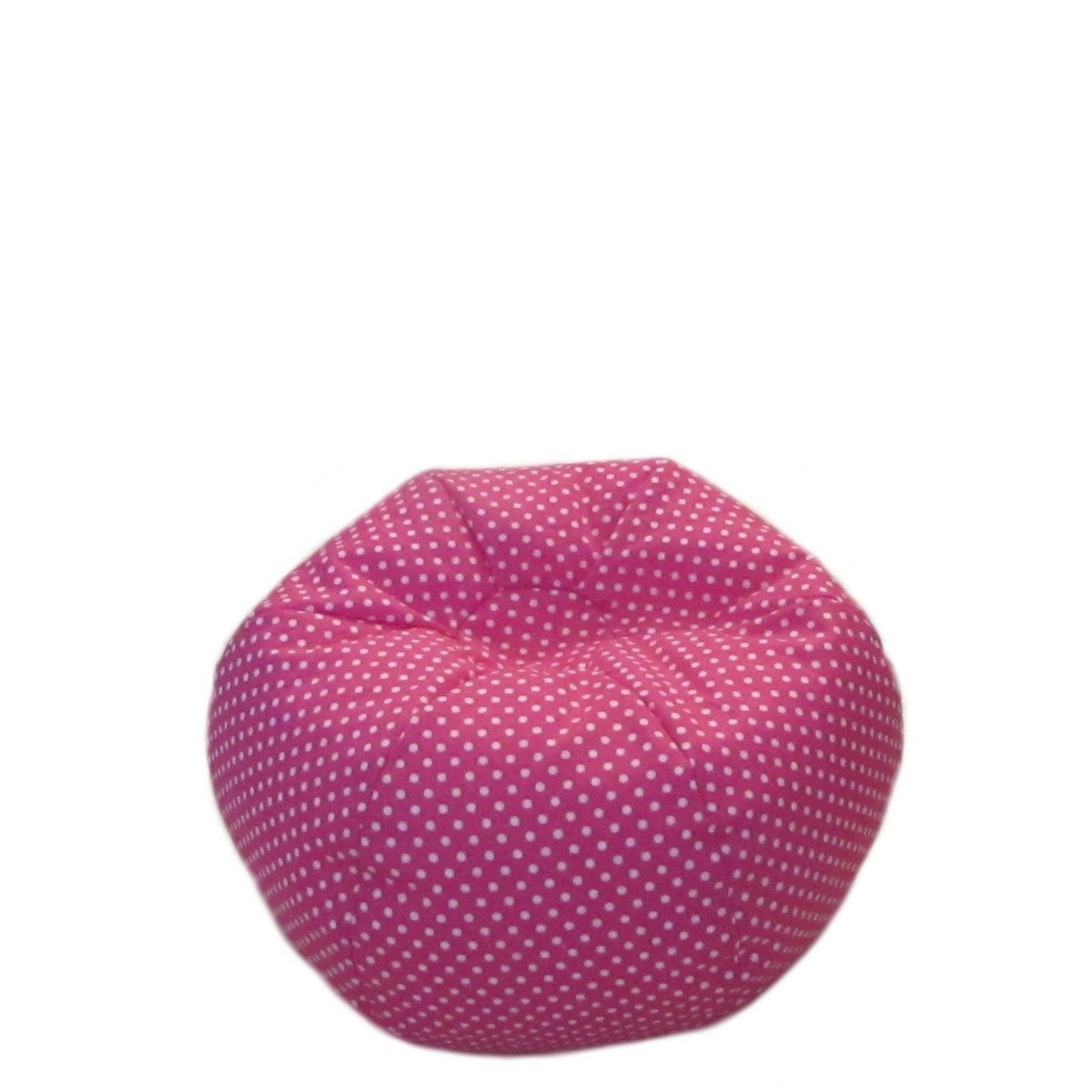 Pink Dots Doll Bean Bag Chair for 18-inch dolls without doll