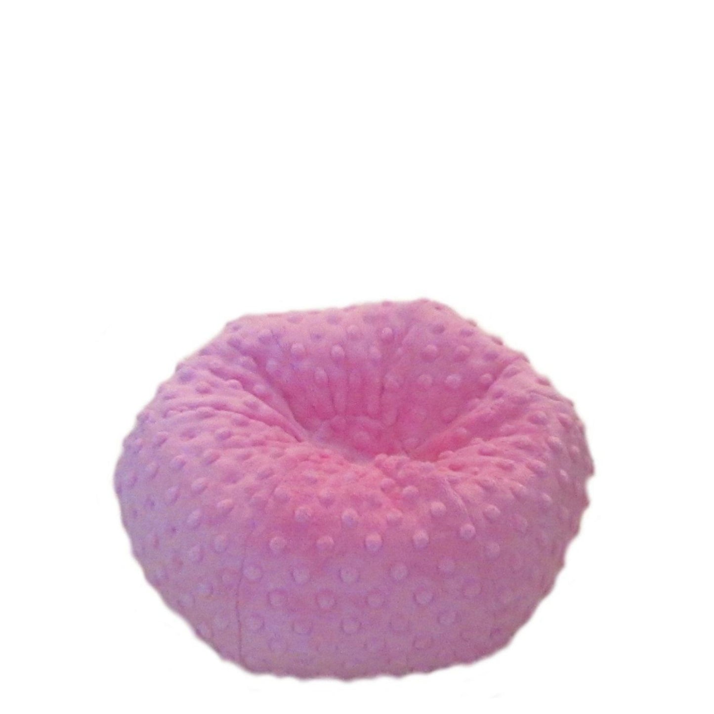 Pink Minky Doll Bean Bag Chair for 18-inch dolls without doll