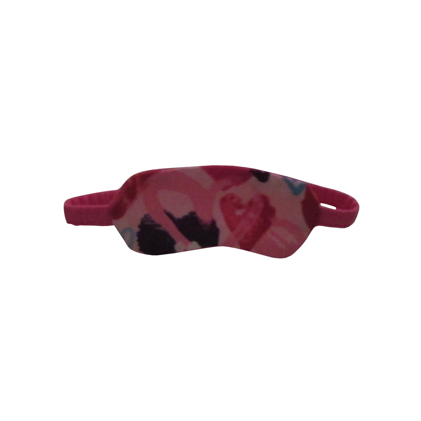 Pink Multi--Color Hearts Doll Sleep Mask for 18-inch dolls