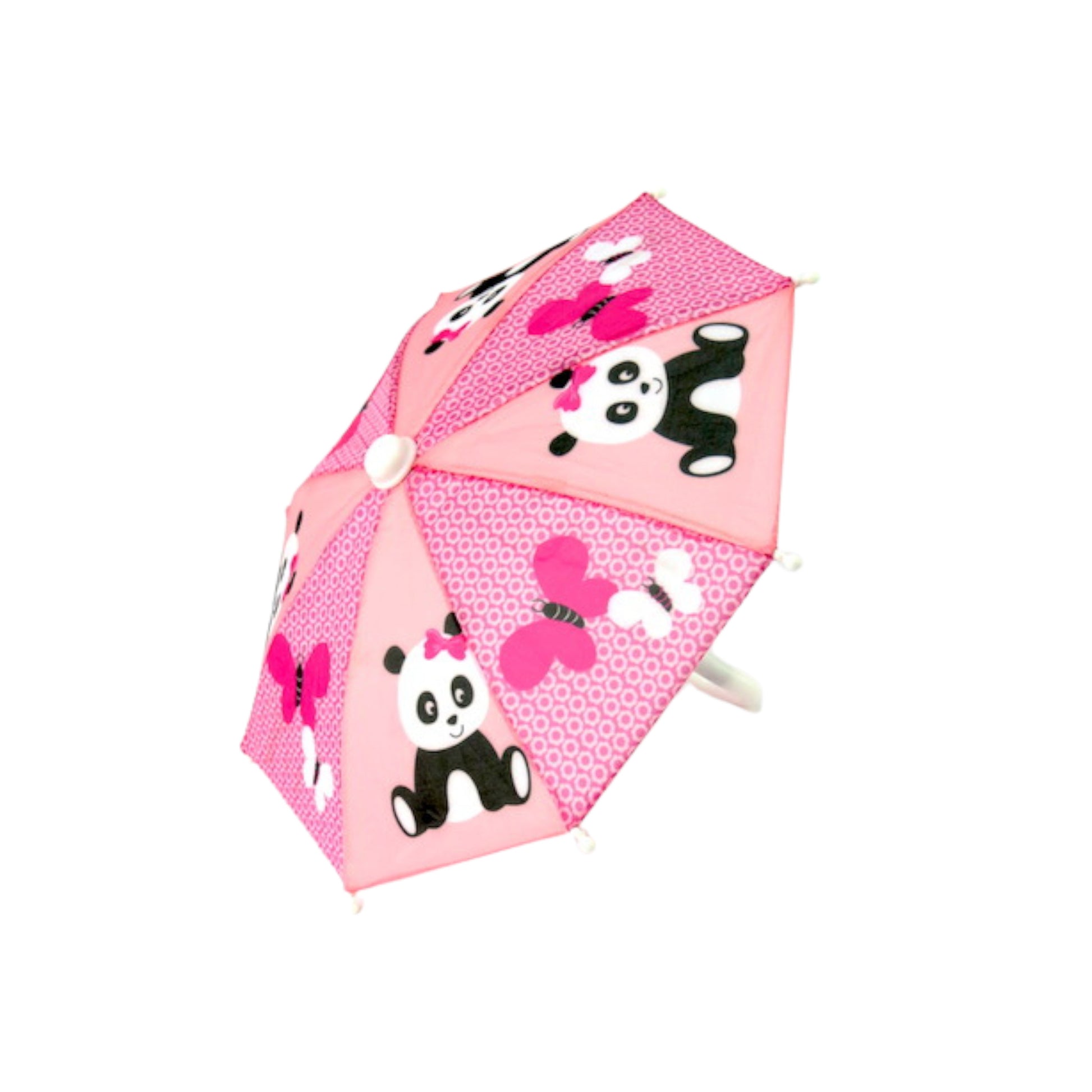Pink Panda Dot Umbrella for 18-inch Dolls
