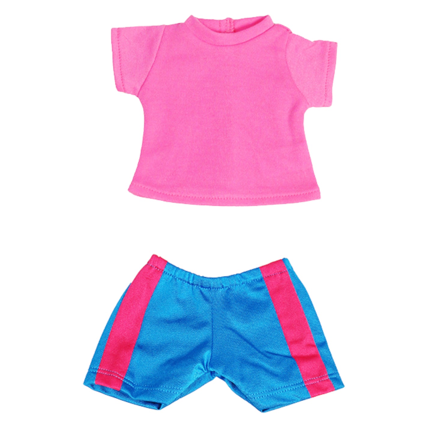 Pink and Blue Work Out Set for 18-inch dolls Flat