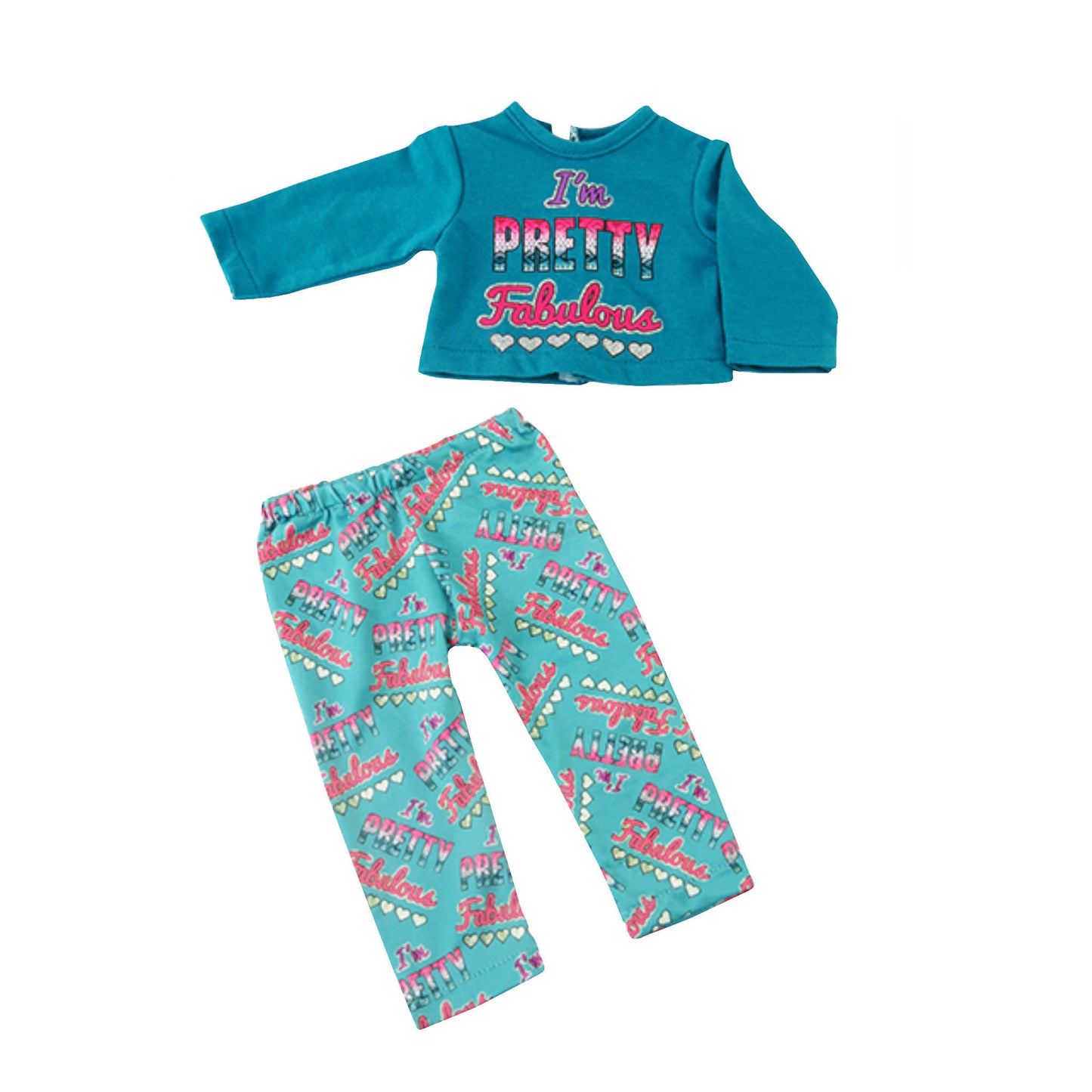 Pretty Fabulous Pant Set for 18-inch dolls Flat