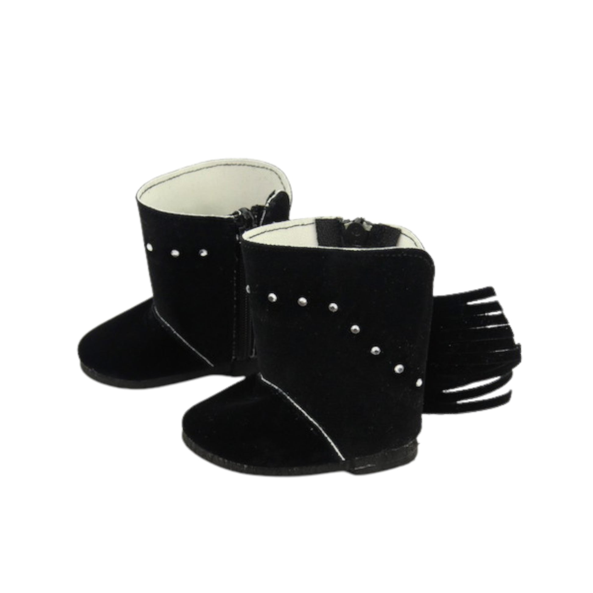 Rhinestone Boots for 18-inch dolls Up Close