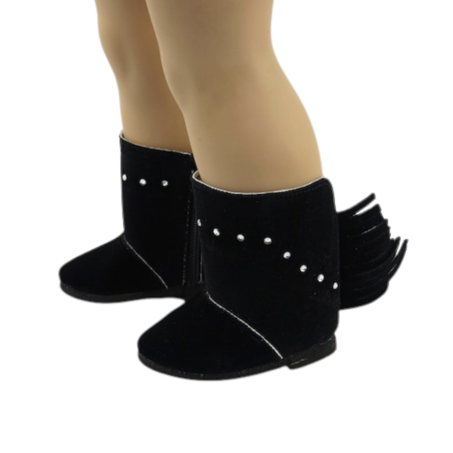 Rhinestone Boots for 18-inch dolls with doll