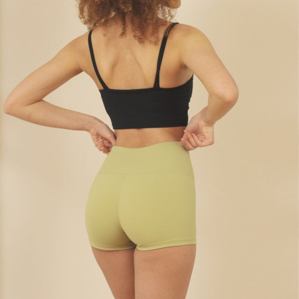 Sage Naomi Brushed Nylon Training Shorts Back view