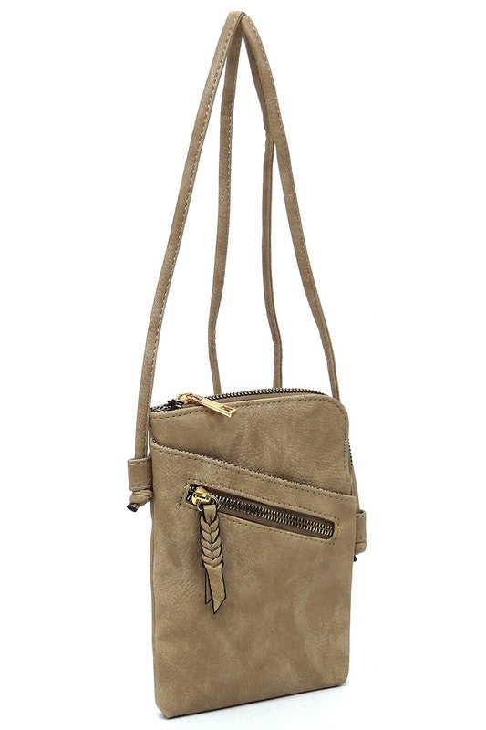 Stone Fashion Mini Crossbody Bag Strap Up