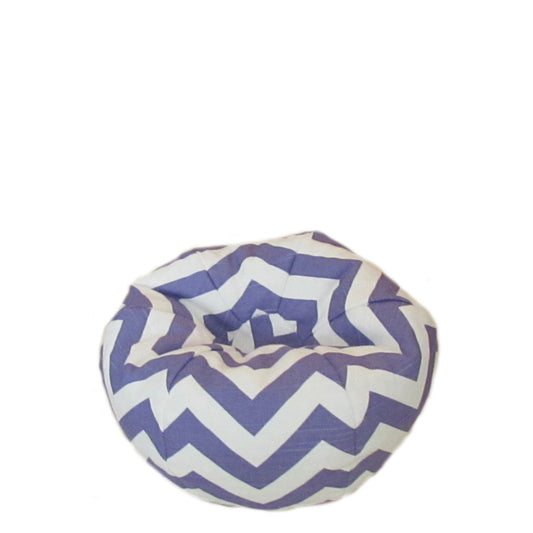 Thistle Chevron Doll Bean Bag Chair for 18-inch dolls without doll