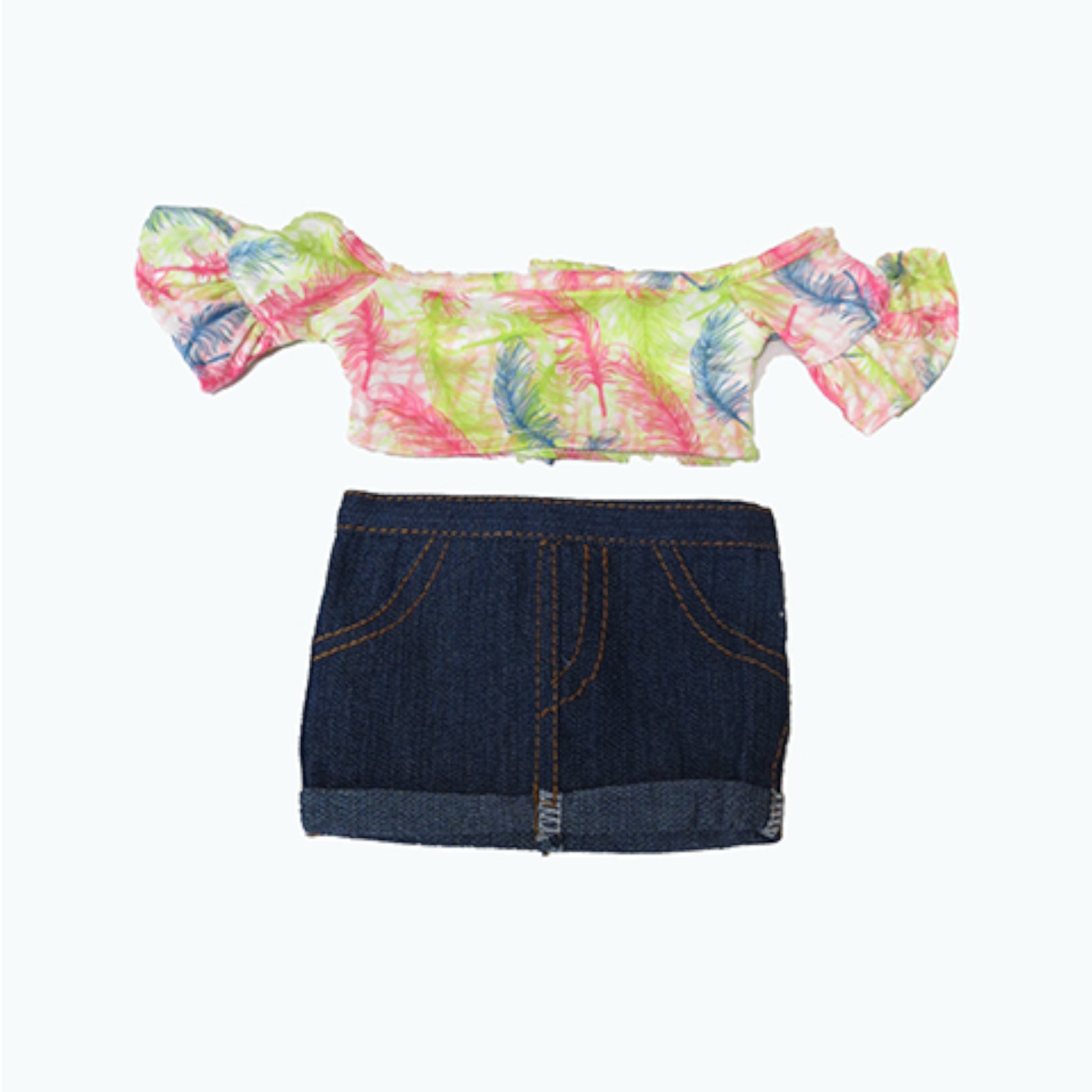 Tropical Outfit for 18-inch dolls Flat