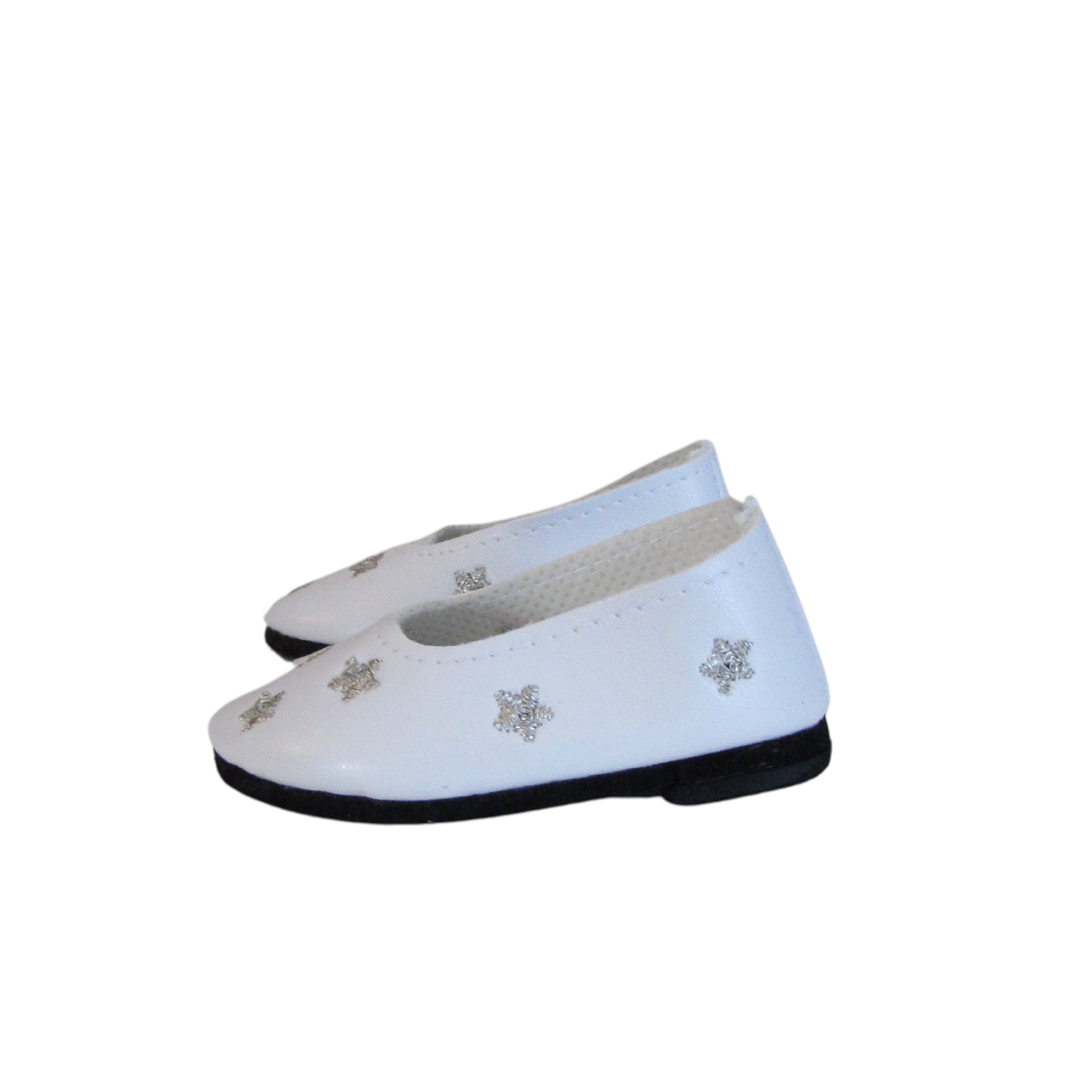 White Star Flats for 18-inch dolls Side view