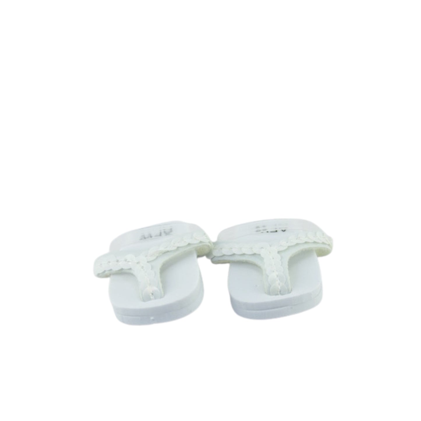 White Flip Flops for 14 1/2-inch dolls