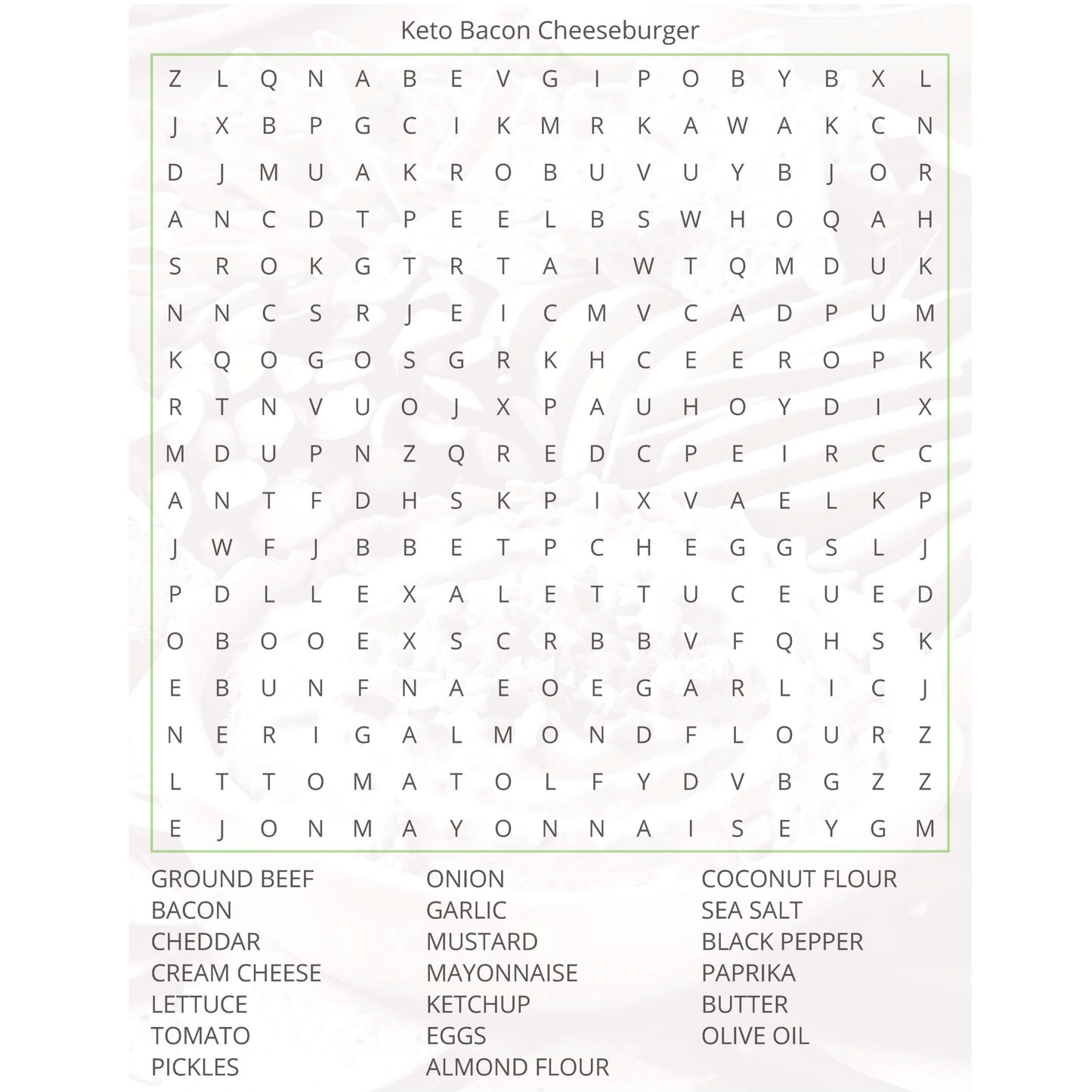 Yummy Food Search Book III page 5