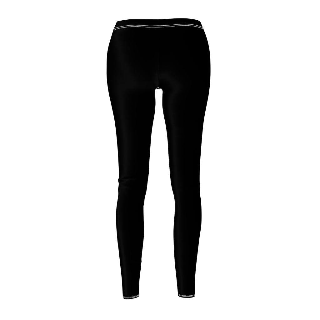 Black Casual Leggings