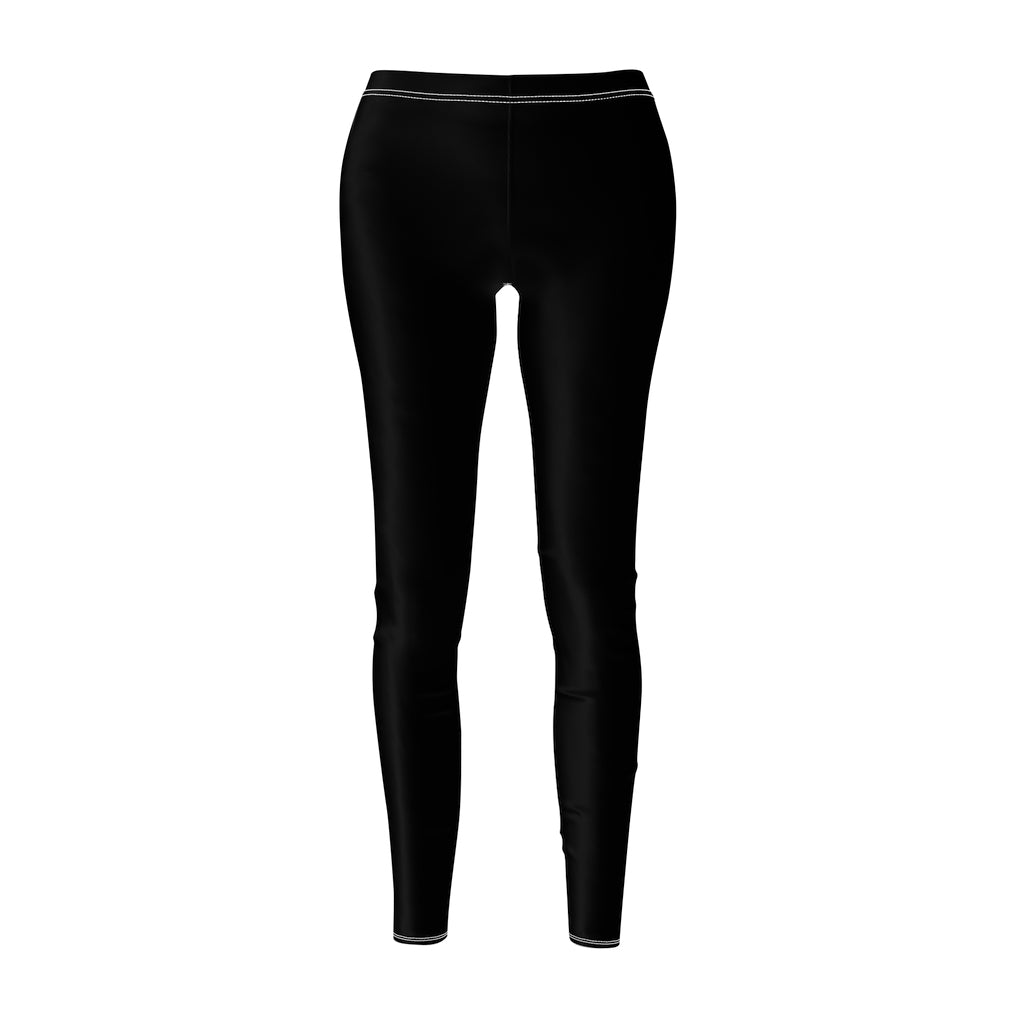 Black Casual Leggings